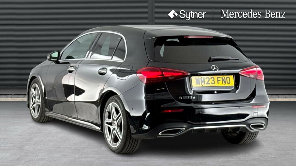 Mercedes-Benz A Class A200d Amg Line Premium WM23FNO Black #2
