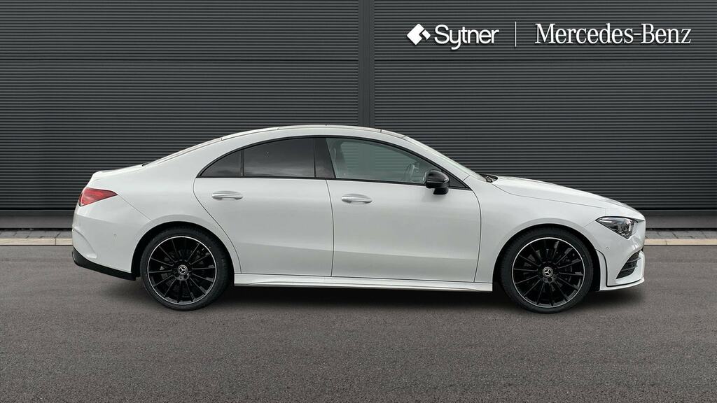 Mercedes-Benz CLA Class Cla 220D Amg Line Premium Night Ed Tip White #4