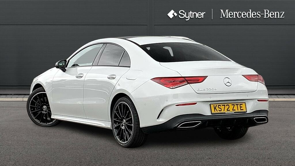 Mercedes-Benz CLA Class Cla 220D Amg Line Premium Night Ed Tip White #2