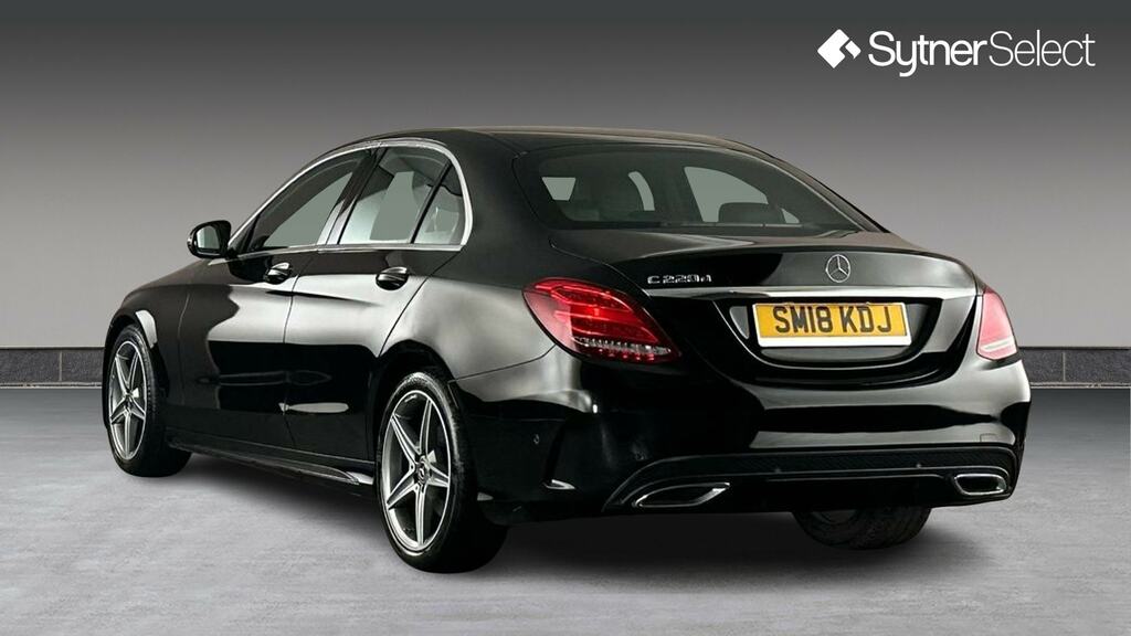 Mercedes-Benz C Class C220d Amg Line 9G-tronic SM18KDJ Black #2