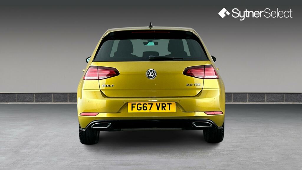 Volkswagen Golf 2.0 Tdi R-line Dsg FG67VRT Yellow #5