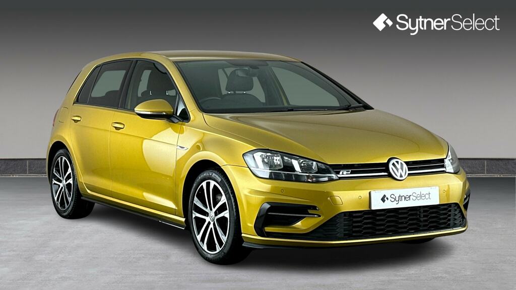 Volkswagen Golf 2.0 Tdi R-line Dsg Yellow