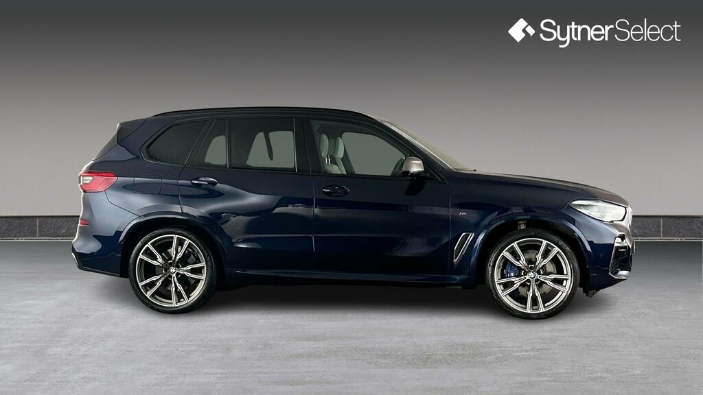 BMW X5 Xdrive M50d YNZ7611 Blue #3