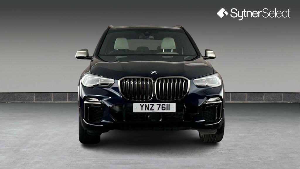 BMW X5 Xdrive M50d YNZ7611 Blue #4