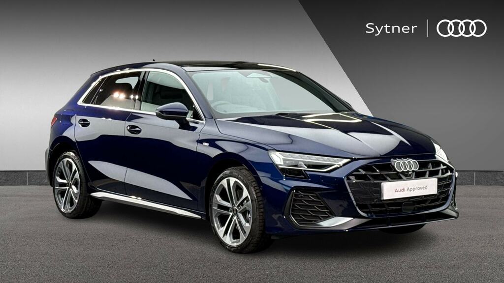 Audi A3 1.5 Tfsi E 204 S Line S Tronic Tech Pack Pro Blue