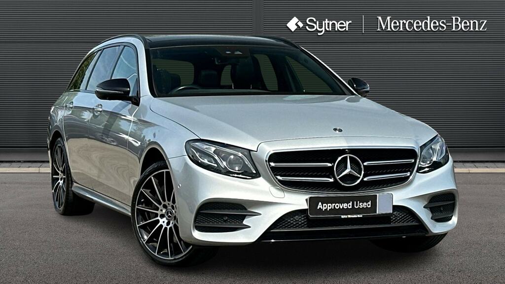 Mercedes-Benz E Class E400d 4Matic Amg Line Night Ed Prem 9G-tronic Silver