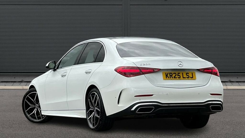 Mercedes-Benz C Class C200 Amg Line Premium Plus 9G-tronic KR25LSJ White #2