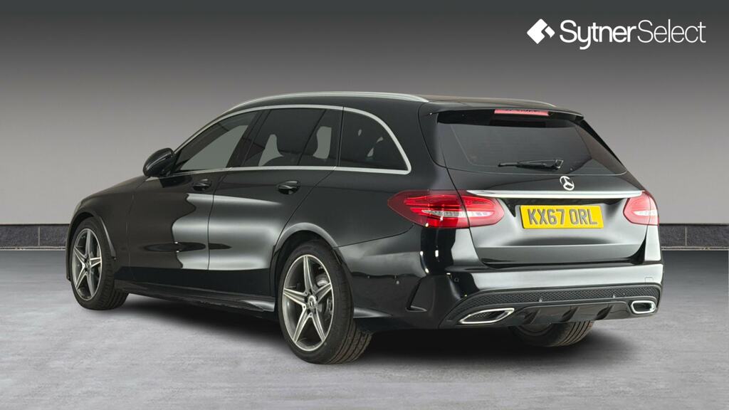 Mercedes-Benz C Class C220d Amg Line 9G-tronic KX67ORL Black #2