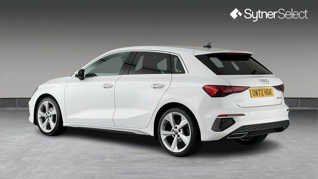 Audi A3 30 Tfsi S Line OW72HGK White #2