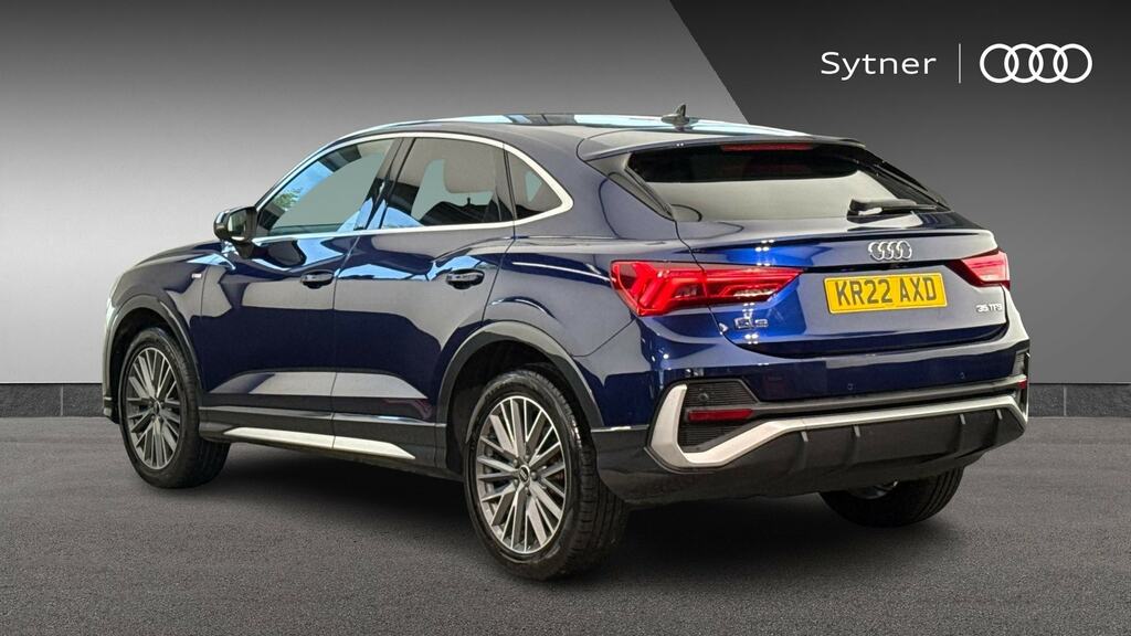Audi Q3 35 Tfsi S Line S Tronic Comfortsound Pack KR22AXD Blue #3