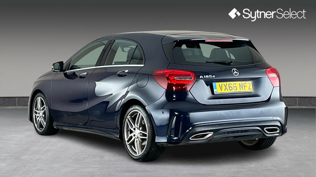 Mercedes-Benz A Class A180d Amg Line Executive VX66NFZ Blue #2