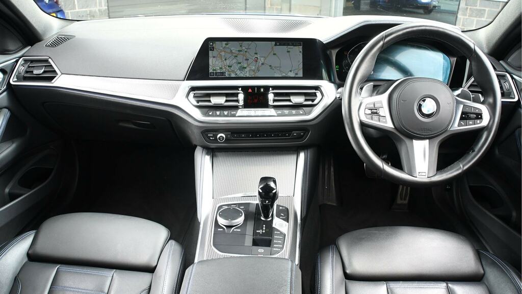 BMW 4 Series Gran Coupe 420I M Sport Step BJ72VMK Blue #4