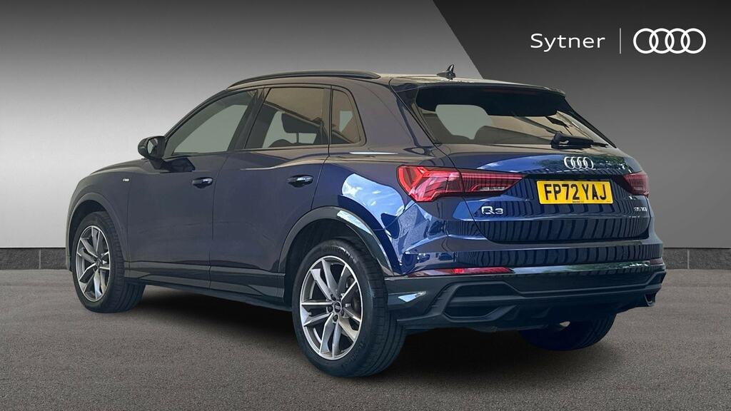 Audi Q3 35 Tdi Black Edition S Tronic Cs FP72YAJ Blue #3