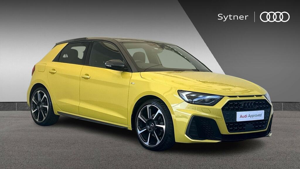Audi A1 35 Tfsi S Line Contrast Edition Yellow