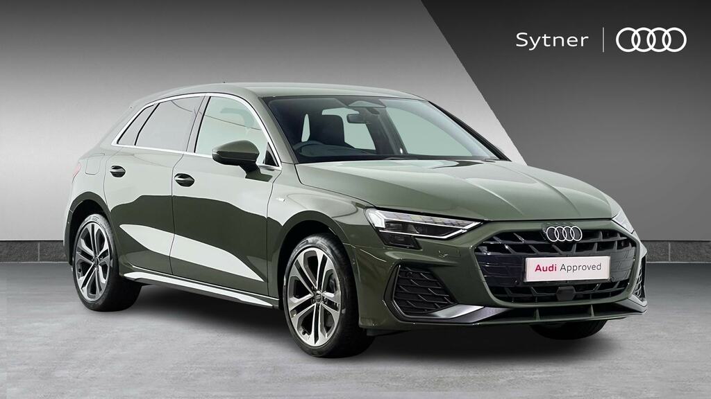 Audi A3 1.5 Tfsi E 204 S Line S Tronic Tech Pack Green