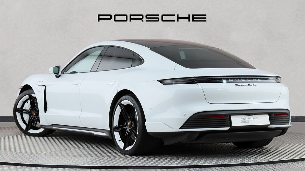 Porsche Taycan 500Kw Turbo 93Kwh SJ70DTU White #4