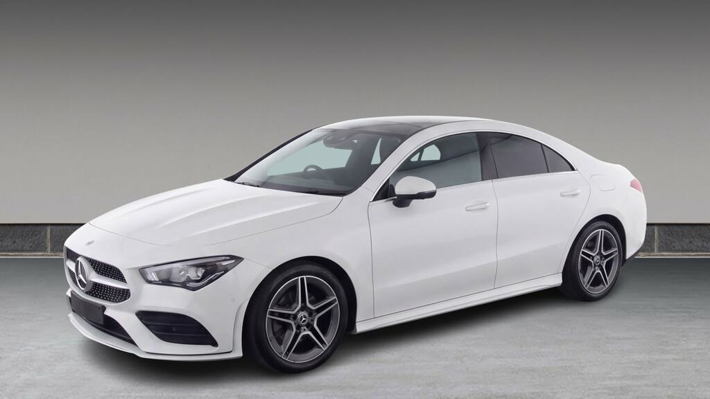 Mercedes-Benz CLA Class Cla 220D Amg Line Premium Plus Tip White #2