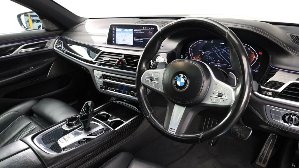 BMW 7 Series 730D Mht M Sport Black #6