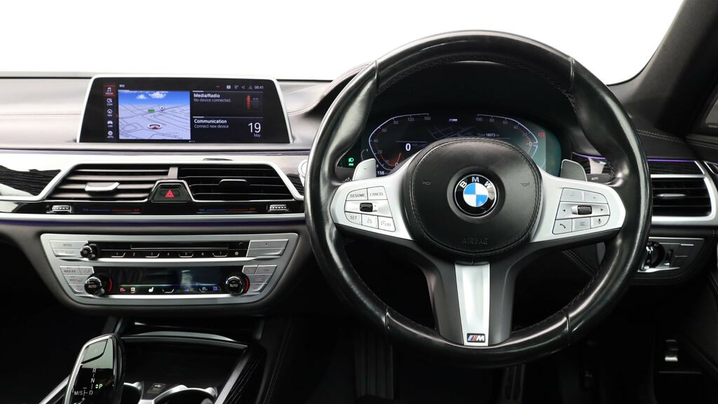 BMW 7 Series 730D Mht M Sport Black #5