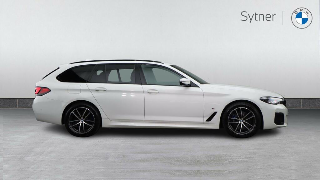 BMW 5 Series 530E Xdrive M Sport Pro Pack YB21LRA White #3
