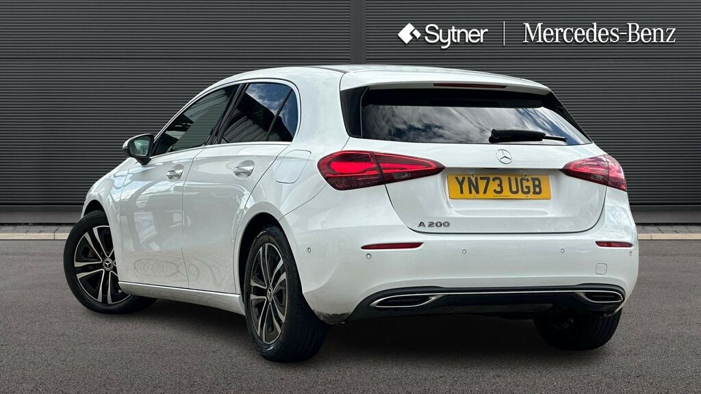 Mercedes-Benz A Class A200 Sport Executive YN73UGB White #2