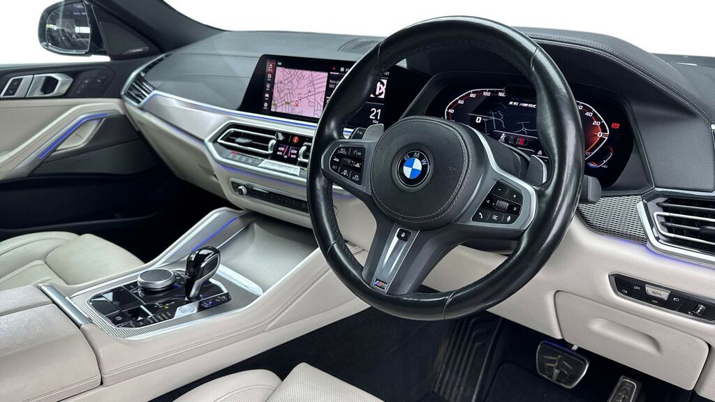 BMW X6 Xdrive M50i Blue #6