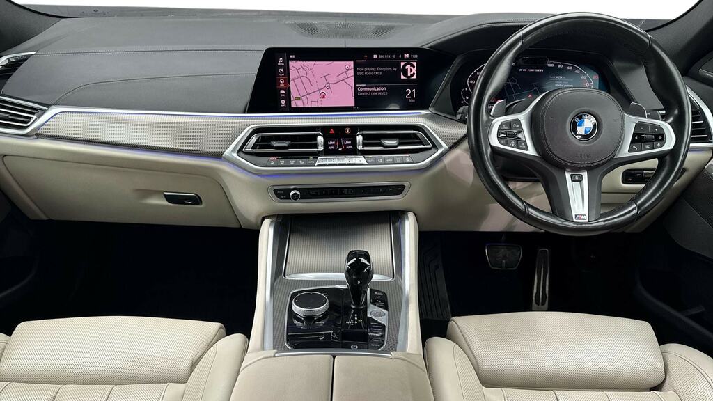 BMW X6 Xdrive M50i Blue #4