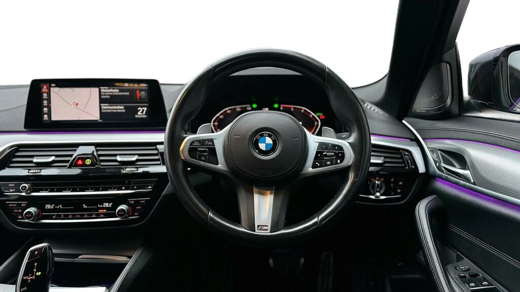 BMW 5 Series 520D M Sport FA69BNO Grey #5