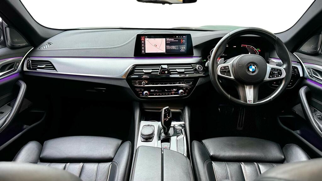 BMW 5 Series 520D M Sport FA69BNO Grey #4