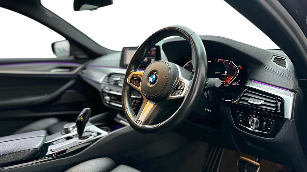 BMW 5 Series 520D M Sport FA69BNO Grey #6