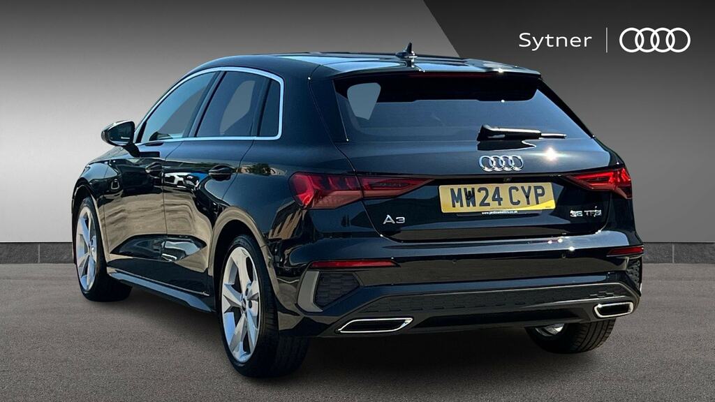 Audi A3 35 Tfsi S Line S Tronic Tech Pack MW24CYP Black #3