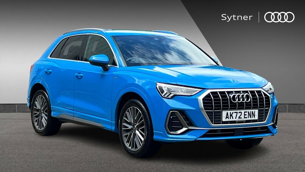 Audi Q3 35 Tfsi S Line S Tronic Comfortsound Pack Blue