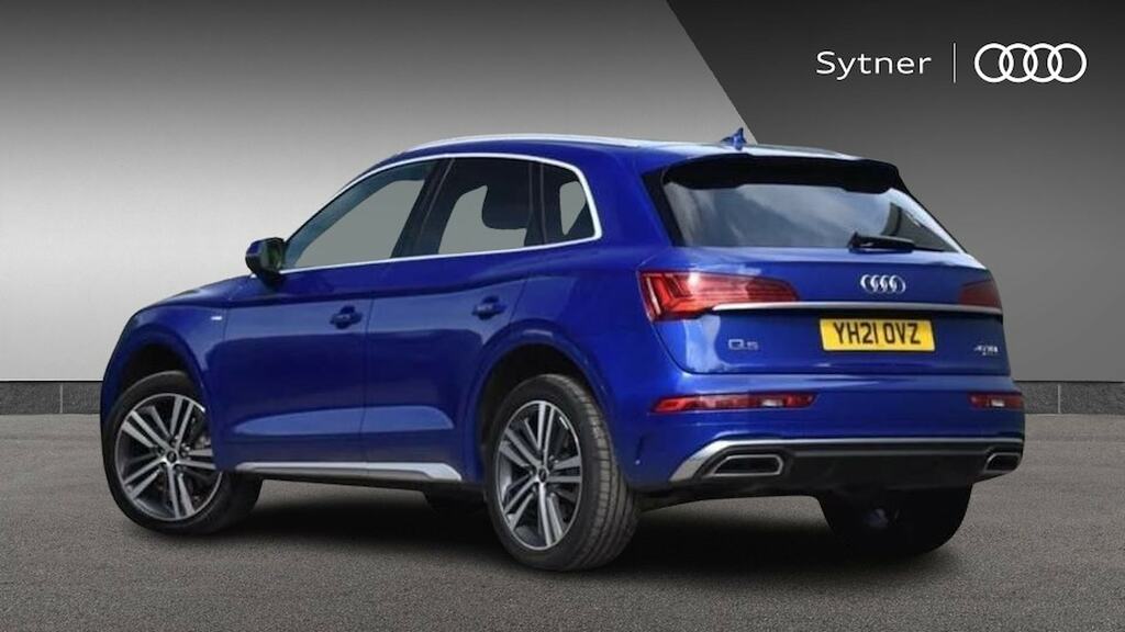 Audi Q5 40 Tdi Quattro S Line S Tronic Cs YH21OVZ Blue #3