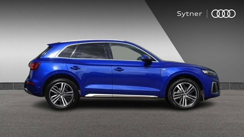 Audi Q5 40 Tdi Quattro S Line S Tronic Cs YH21OVZ Blue #4