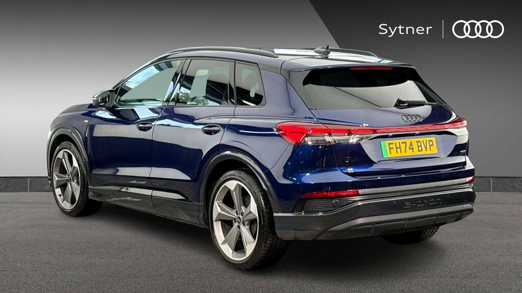 Audi Q4 E Tron 210Kw 45 Qtro 82Kwh Black Ed Tech Pack FH74BVP Blue #3