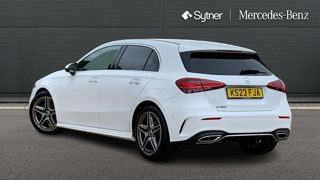 Mercedes-Benz A Class A180 Amg Line Premium KS23FJA White #2