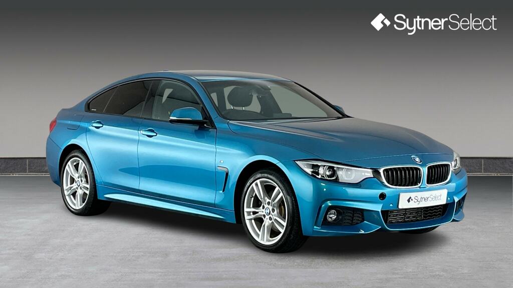 BMW 4 Series Gran Coupe 430D Xdrive M Sport Professional Media Blue