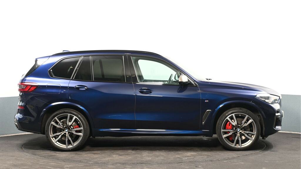 BMW X5 Xdrive M50i Blue #3