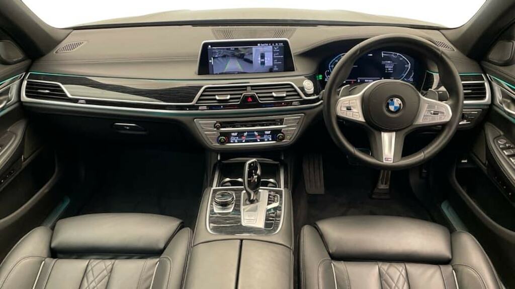BMW 7 Series 730D Mht M Sport HG71MYZ Black #4