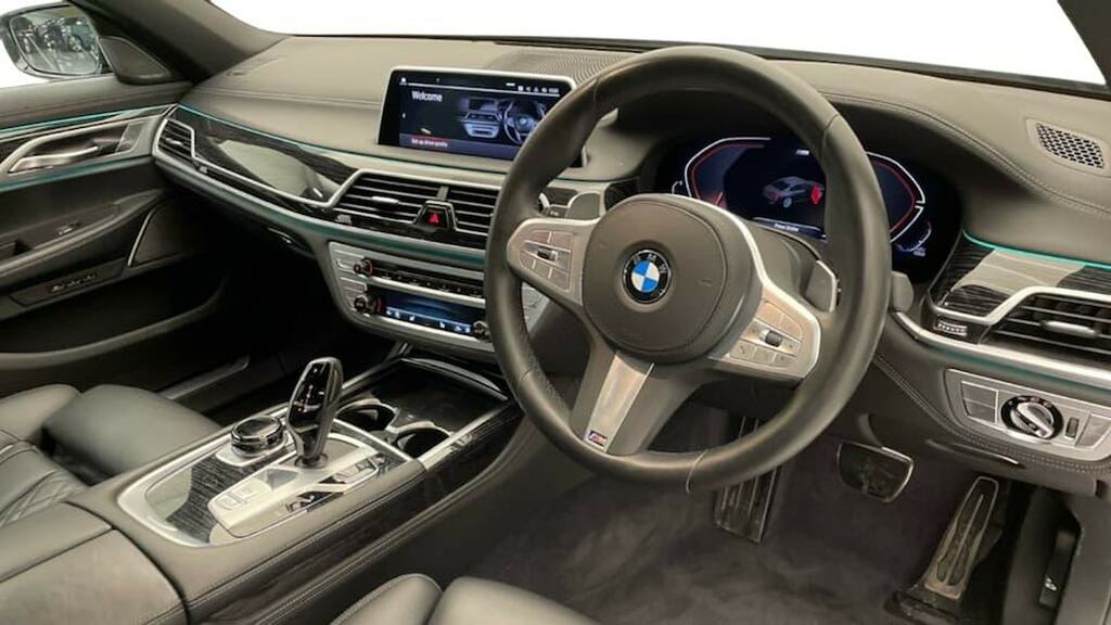 BMW 7 Series 730D Mht M Sport HG71MYZ Black #6