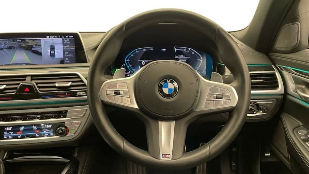 BMW 7 Series 730D Mht M Sport HG71MYZ Black #5