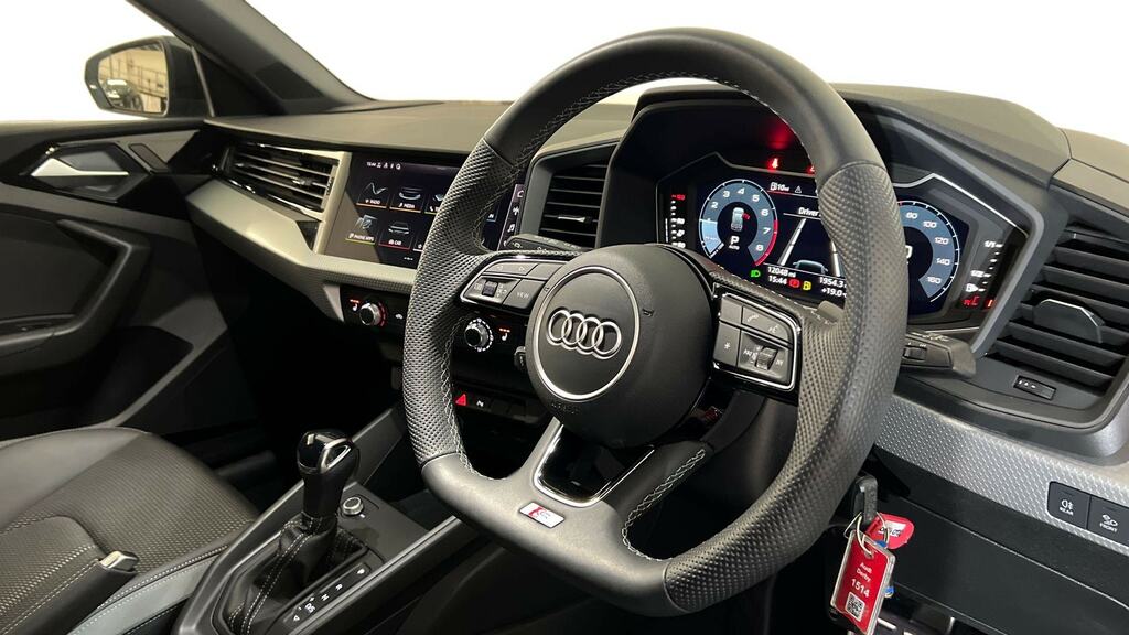Audi A1 30 Tfsi Black Edition S Tronic Tech Pack CF74OTX Grey #6