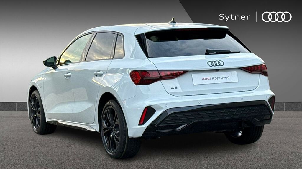 Audi A3 1.5 Tfsi E 204 Black Ed S Tronic Tech Pack YB75GRU White #3