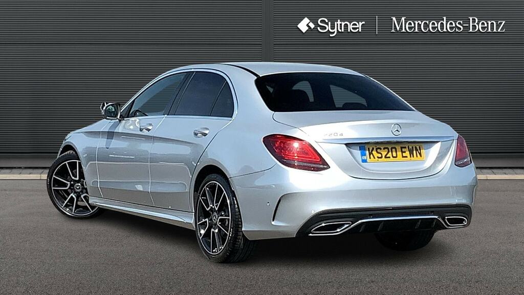 Mercedes-Benz C Class C220d Amg Line Premium 9G-tronic KS20EWN Silver #2