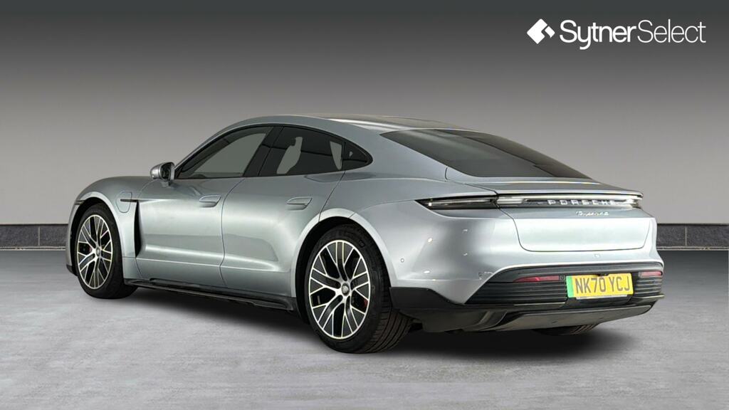 Porsche Taycan 420Kw 4S 93Kwh NK70YCJ Silver #2