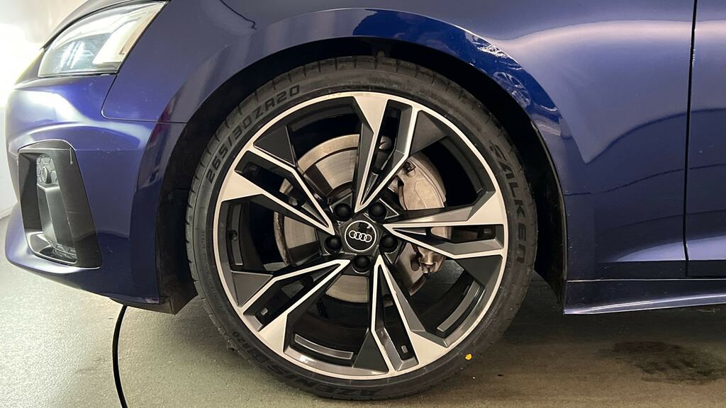 Audi A5 40 Tfsi 204 Black Edition S Tronic Cs LO71WPN Blue #5