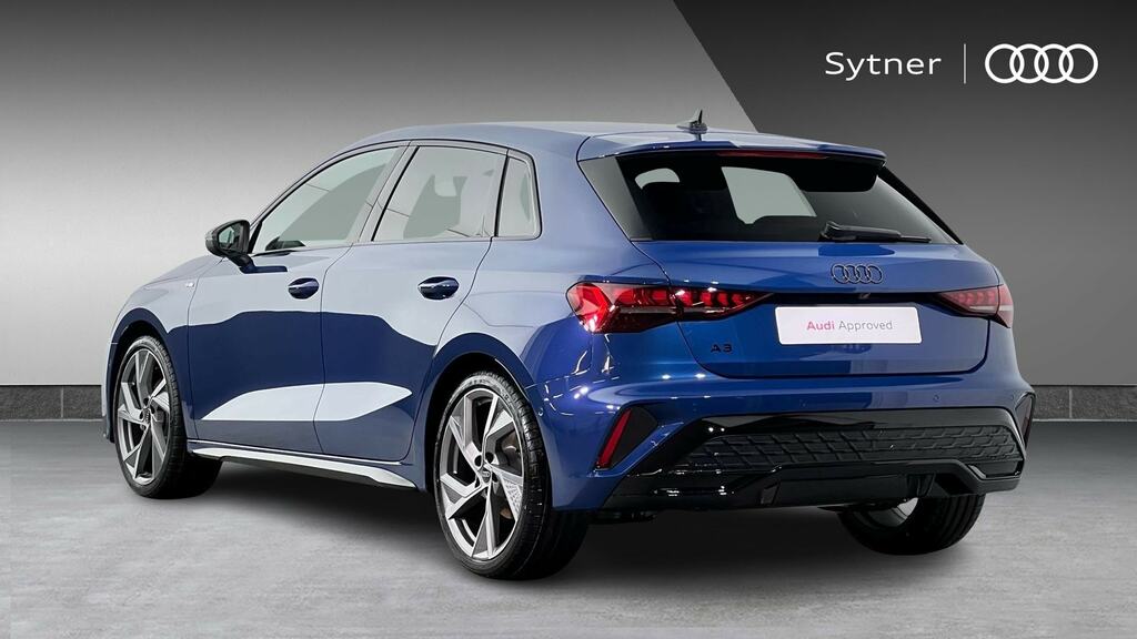 Audi A3 1.5 Tfsi 150 Black Ed S Tronic Tech Pack FD75VDX Blue #3