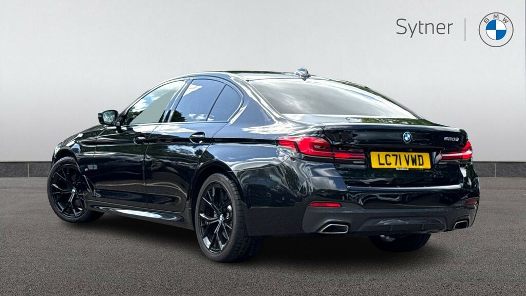 BMW 5 Series 520D Mht M Sport Step LC71VWD Black #2