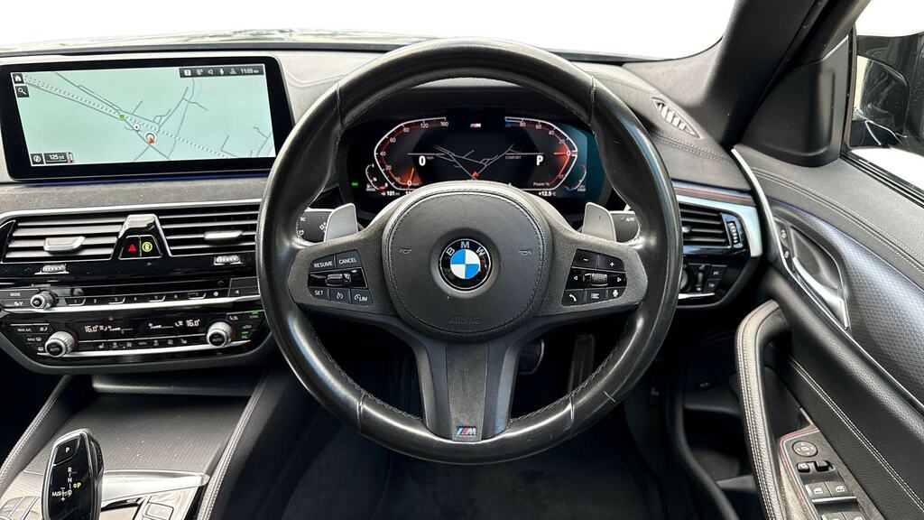 BMW 5 Series 520D Mht M Sport Step LC71VWD Black #5