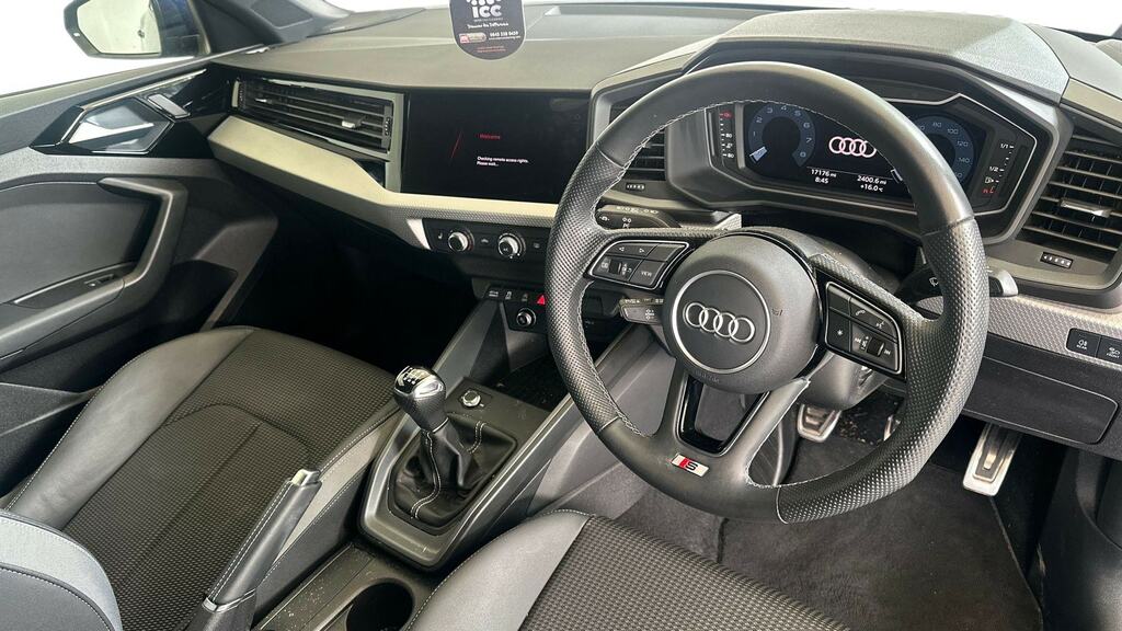 Audi A1 30 Tfsi S Line Tech Pack YK74MYP Blue #6